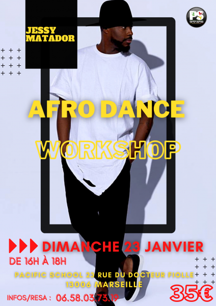 Stage Afro danse avec Jessy Matador sur Marseille